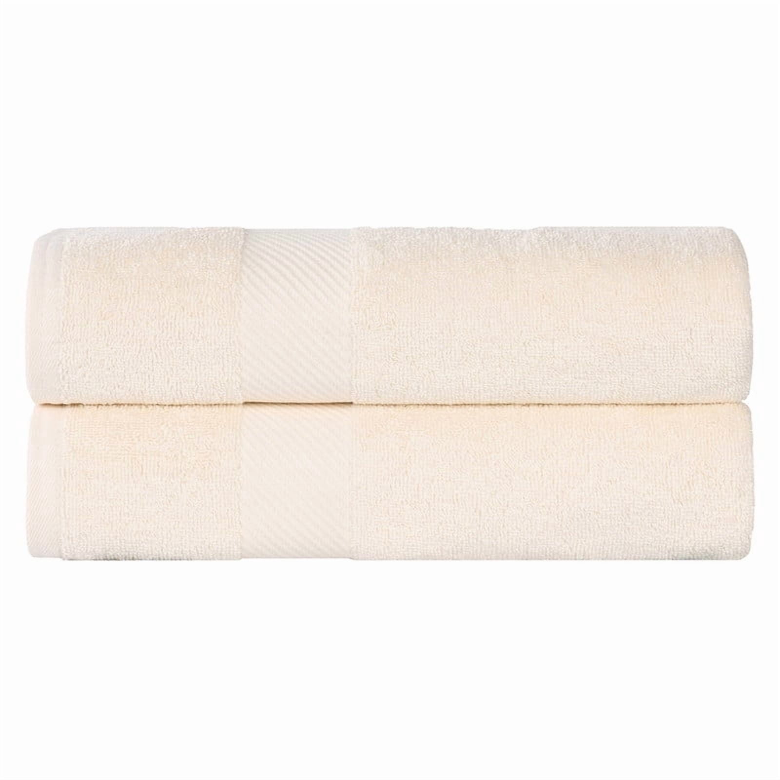 Superior Kendell Egyptian Cotton Bath Sheets, Set of 2, Ivory