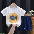 thumbnail image 2 of Toddler Baby Boy Summer Clothes 6 12 18 24 Months Short Sleeve Letter T Shirt Top Short Infant Newborn Baby Outfit Kaprioy Toddler Clothes for Boys, 2 of 4