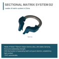 thumbnail image 4 of Sistema de matriz seccional dental HUALNYK M4 con bandas y anillo de sujeción R6, 4 of 7
