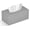 Grey, variant on Rectangular Tissue Box Cover, Practical Tissue Box Holder for Home Use.Ideal for bathroom, bedroom, living room, office and vanity table.