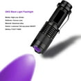 thumbnail image 3 of 2Pcs UV Ultraviolet Flashlight Black Light 365nm Detector Urine Pet Stains, 3 of 9