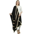 thumbnail image 2 of Phagun Indian Women's Designer Chunni Cotton Dupatta Ethnic Stole Scarves-Black, 2 of 5
