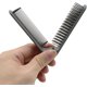 thumbnail image 3 of Peine plegable portátil de doble uso - 2 piezas Simplicidad de viaje Equipaje Trenzado a mano Distribución del cabello Extremo Dos tipos de peines Uso fácil Calidad plegada para peluquería TUNC Sencillez, 3 of 5