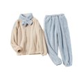 thumbnail image 1 of Yinanstore Set de 2 Pyjamas pour Femme, Bleu Moyen, 1 of 8
