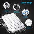 thumbnail image 3 of Ultra-Luxury 10''X7'' Rainfall Shower Head and Handheld Shower Combo with 3-way Water Diverter, Suction Cup Holder, 1.5M Hose, 3 of 10