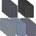 thumbnail image 1 of 30 Pieces Iron On Fabric Patches Denim Jean Repair Patches Clothing Repair Patch Kit For Jacket Jea, 1 of 5