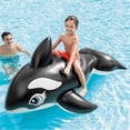 thumbnail image 1 of Orca Inflatable Doll Beach Party Outdoor Fun Summer Accessories Swimming Ring Inflatable Whale Water Party Toys Seat Ride KB_Perfect Gift, 1 of 5