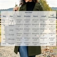 thumbnail image 2 of cocolona Womens Hooded Pea Coat Elegant Solid Color Long Sleeve Winter Warm Jacket Casual Loose Open Front Double Breasted Overcoat, 2 of 7