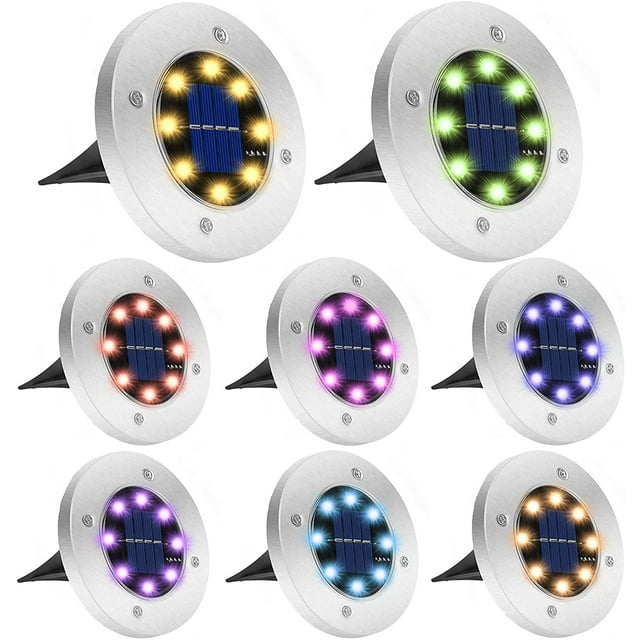 8pcs Outdoor Landscape Lighting for Patio Pathway Lawn Yard Deck Driveway Walkway
