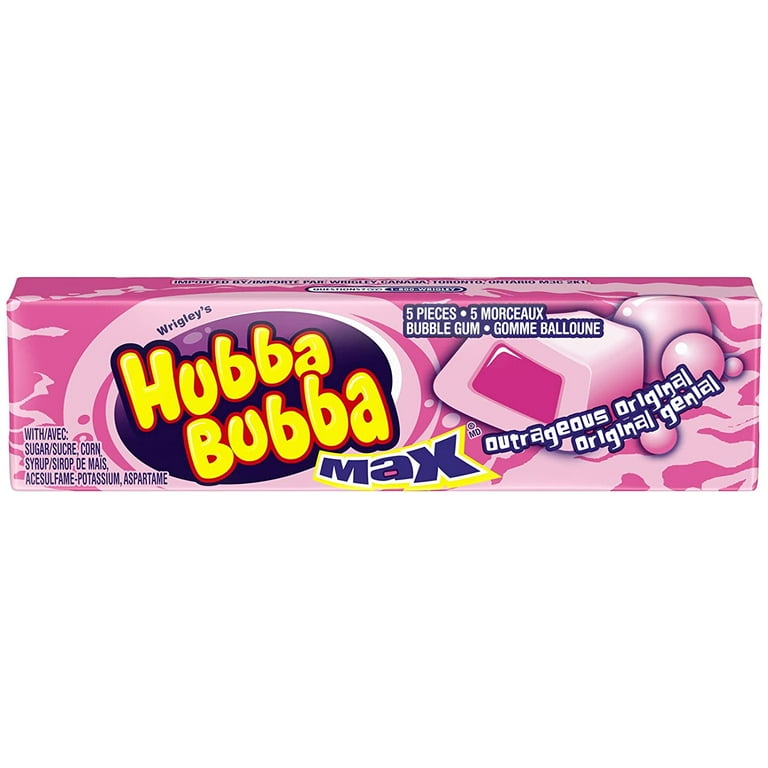 【gabugabu☆】 Hubba Bubba Max, Outrageous Original, 18 Count - Walmart.com
