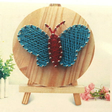 String Art DIY Kit - Butterfly. Wizardi Craft Kit F07-M12-1-DHAA28306