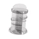 thumbnail image 3 of Soporte de almacenamiento de cosméticos bandeja de condimentos desmontable organizador de maquillaje giratorio lechoso, 3 of 5