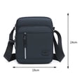 thumbnail image 3 of Bolso bandolera para hombre Bolsos de mano para teléfono móvil de negocios simples informales (negro) Ehuebsd Para Estrenar, 3 of 7