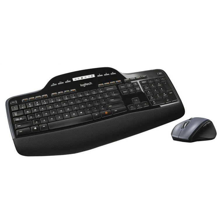 Usb, Logitech 920-002416 Set, Desktop Black Keyboard/Mouse, Mk710 Wireless