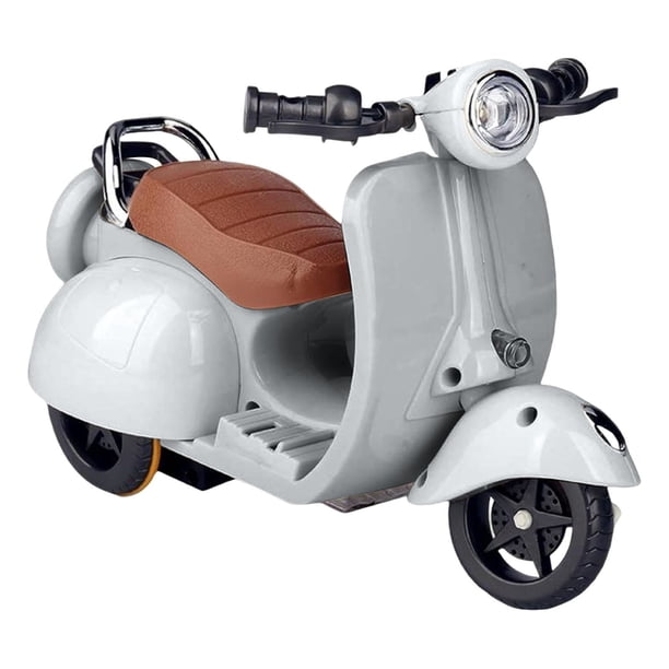 Modelo de moto con diseño de oveja, giro de 360°, de plástico, funciona con pilas, resistente, para niños a partir de 3 años, set de juego de muñecos para coleccionistas, regalo de cumpleaños