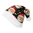 thumbnail image 5 of Rotm Christmas Elf Hat Christmas Leopard Print Santa Hat Novelty Xmas Holiday Hats Funny Plush Hat Festive Holiday Party Supplies for Unisex Adults Red,M, 5 of 5