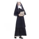 thumbnail image 3 of Disfraz de monja para mujer, disfraz de Cosplay, traje de fiesta de Halloween, conjunto de disfraz de Cosplay Sincero  Hogar, 3 of 5
