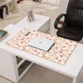 thumbnail image 3 of Long Mouse Pads for Desk,Beige Cow Dessert Pattern Desk Mats on Top Of Desks, Desk Mouse Pad Extra Large with 3mm Non-Slip Base and Stitched Edge for Gaming,Office,Work,Home 31.5"x15.7", 3 of 6