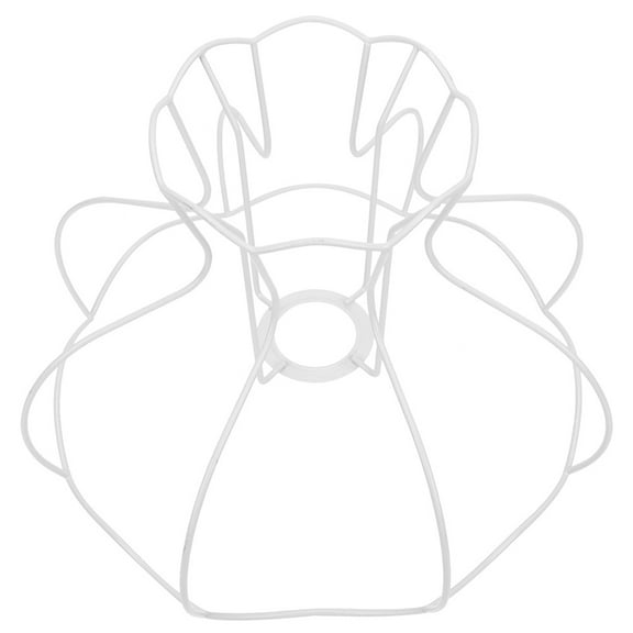 WORGEOUS Lamp Shade Palace Lampshade Holder DIY Lampshade Bracket 30X30CM White