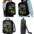 thumbnail image 2 of Yuyamidu Tractor Backpack with Lunch Box Set for Boys American Flag Kids Bookbag with Lunchbox & Pen Case & Water Bottle Carrier Bag, 4 in 1 Primary School Bags and Lunch Bag for Girls, 2 of 7