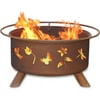 Flower & Garden Steel Fire Pit by Patina Products