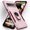 Pink+Rose, variant on Cowithday Hybrid Rugged Case for Google Pixel 7a 5G 6.1" Phone, Military Grade Heavy Duty Shockproof Rotatable Magnetic Ring Holder Kickstand Armor Dual Layer Cover for Google Pixel 7a, White