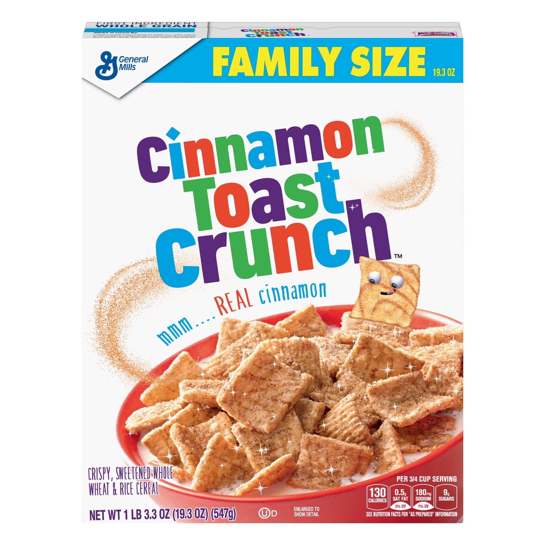 Cinnamon Toast Crunch Breakfast Cereal, 19.3 oz Box