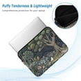 thumbnail image 2 of FORMRS 13-13.3 inch Laptop Sleeve Case Soft Carrying Quilted Computer Bag Cover, Green Forest Scene, 2 of 7