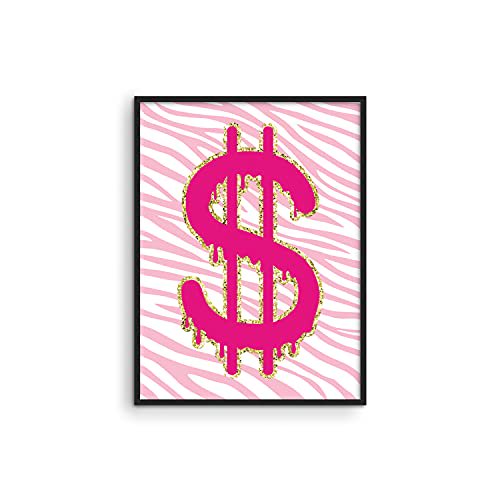 Haus and Hues Pink Poster Preppy Wall Art - Cute Posters for Room  Aesthetic, Trendy Posters for Teen Girls Room, Preppy 12”x16” 