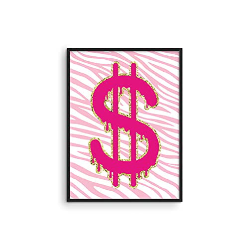 Haus and Hues Pink Poster Preppy Wall Art - Cute Posters for Room  Aesthetic, Trendy Posters for Teen Girls Room, Preppy 12”x16” 