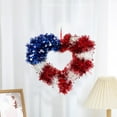 thumbnail image 6 of kladzum American Independence Day Garland Decoration Hanging Decoration Red White and Blue Five-Pointed Star Hanging Decoration Wall Hanging Door Hanging 4Th of July Garland, 6 of 7