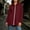 Wine, variant on Women Hoodie Jacket Sevevn Hooded Full Zip Longline Fit Fleece Fabric Side Snap Buttons Side Pockets Long Sleeve Outerwear For Daily Casual Wear
