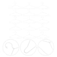thumbnail image 3 of 25Pcs Metal Mini Clothes Hangers Dolly House Clothes Support Dolls Coat Rack, 3 of 7