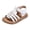 Z01-White, variant on Quealent Baby Girls Sandals Summer Shoes Outdoor First Walker Toddler Girls Shoes For Summer Brown for Size 12