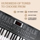 thumbnail image 4 of Teclado Musical SFESGRER BD663 61 Teclas Iluminadas Soporte, 4 of 5
