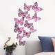 thumbnail image 1 of 12 pegatinas de pared de mariposa hueca con textura de metal 3D. Wmkox8yii fhajkh507, 1 of 6