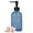 Blue, variant on 13.5 oz Diamond Pattern Glass Soap Dispenser, Refillable Empty Dispenser Bottle, Kitchen Hand Soap Dispenser, Bathroom Soap Dispenser, Bathroom Accessory, Clear