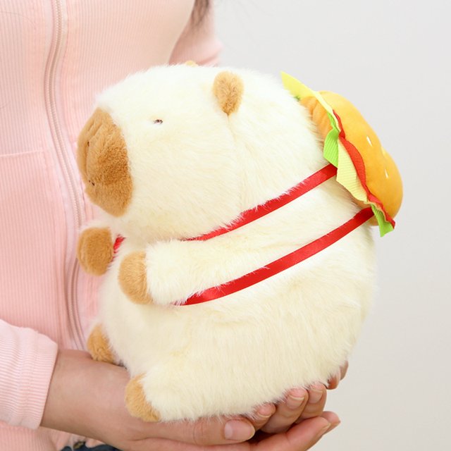 Poupée Capybara Véritable Poupée Jouet en Peluche Oreiller Cadeau d'Anniversaire Célébrité Internet Ragdoll DMH