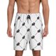 thumbnail image 1 of Balery Black Rabbit Pantalones cortos de pijama de punto de algodón para hombre con cinturilla y bolsillos-Large, 1 of 6