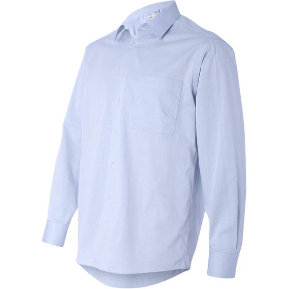 Calvin Klein - Pure Finish Cotton Shirt, Ice Blue L