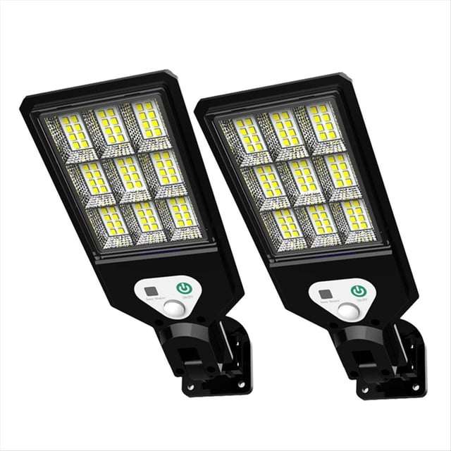 2 Piezas Luz de Pared Solar LED para Exteriores Luces Solares Sensor de Movimiento Luz Alimentada por Energía Solar 3 Modos para Jardín Exterior