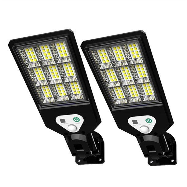 2 Piezas Luz de Pared Solar LED para Exteriores Luces Solares Sensor de Movimiento Luz Alimentada por Energía Solar 3 Modos para Jardín Exterior
