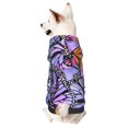 thumbnail image 1 of Fotbe Watercolor Butterflies Sudadera con Estampado para Perros Pequeños – Suéter con Capucha para Mascotas, Tela Suave de Forro Polar con Bolsillo-X-Small, 1 of 7