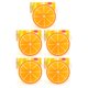 thumbnail image 3 of Monstrate Posavasos creativo con forma de fruta, almohadilla de silicona para taza, almohadilla aislante antideslizante, alfombrilla para taza, Type5 NO5, 3 of 4