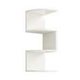 thumbnail image 2 of Allowith Corner Shelf, Wall Mounted Floating Shelf, Zigzag Corner Shelf Unit, Space-Saving, for Kitchen, Living Room, Bedroom, Boho Style, 2 of 6