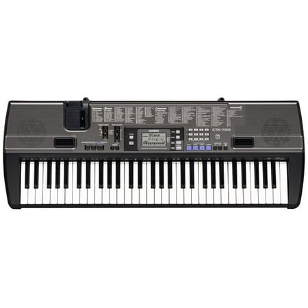Casio 61-Key Keyboard with Adapter and Microphone