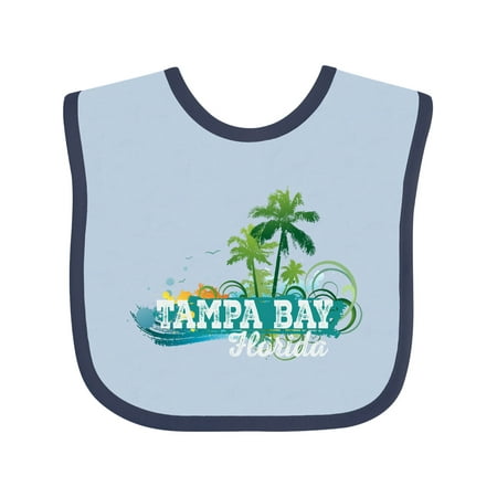 

Inktastic Tampa Bay Florida Beach Trip Gift Baby Boy or Baby Girl Bib