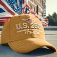 thumbnail image 6 of Mmeneyy US 250th Anniversary Hat Adjust Washed Patriotic Baseball Cap USA Flag Celebrate 250 Years, 6 of 7