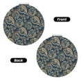 thumbnail image 2 of Picia Indian Paisley 2 for Compact Vanity Mirror , Travel Makeup Mirror , Portable Magnifying Cosmetic Mirror for Daily, Work, Business-Round Shape, 2 of 9