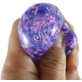 thumbnail image 7 of 1 Pack of 3 Small Amazing 1.5" Confetti Bead with Thick Gel Mold-able Stress Ball - Ceiling Sticky Glob Balls - Squishy Gooey Shape-able Squish Sensory Squeeze Balls OT, 7 of 7
